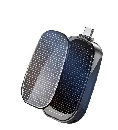 Mini Solar Power Bank Keychain